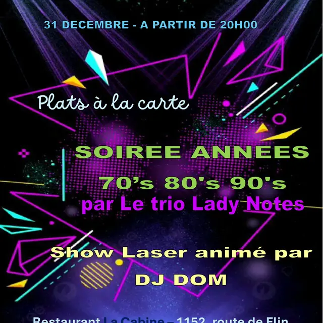 Réveillon soirée 80's 90's_Saint-Pierre-de-Chartreuse