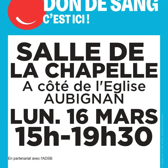 Don du sang_Aubignan