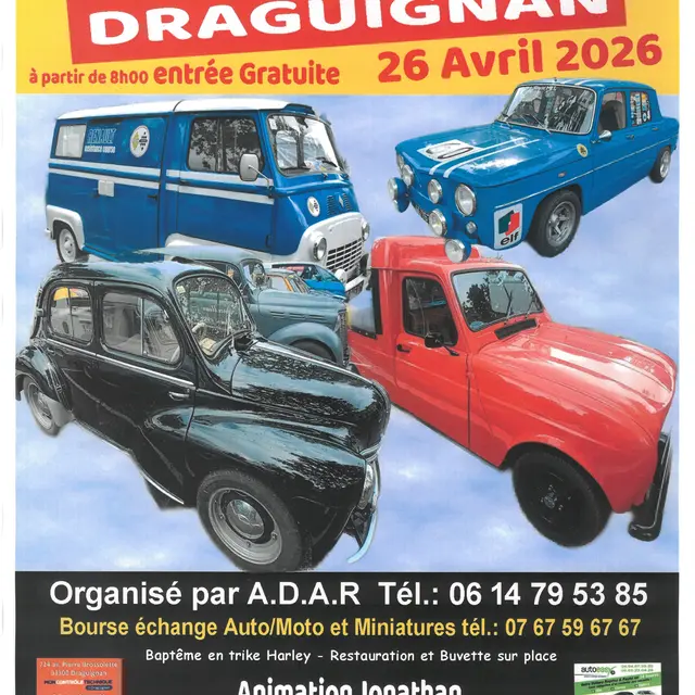 8ème rassemblement véhicules anciens_Draguignan