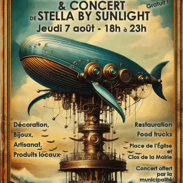 Marché nocturne - Concert de Stella by Sunlight_Saint-Clément-des-Baleines