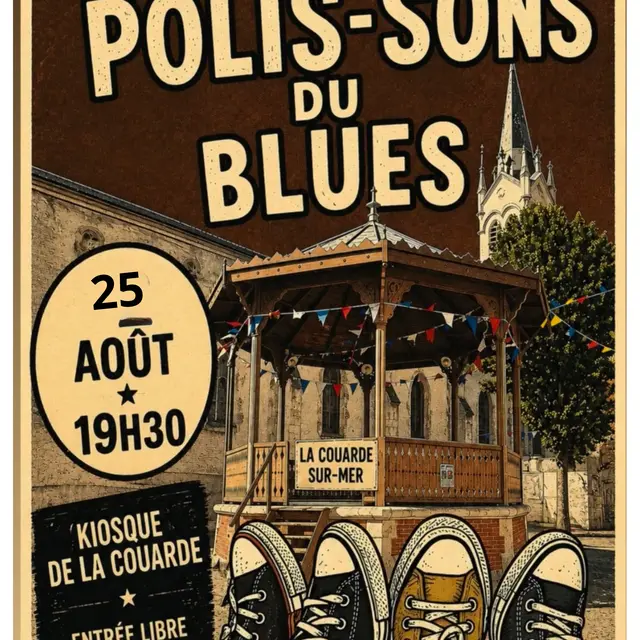 Concert des Polis-sons du Blues_La Couarde-sur-Mer