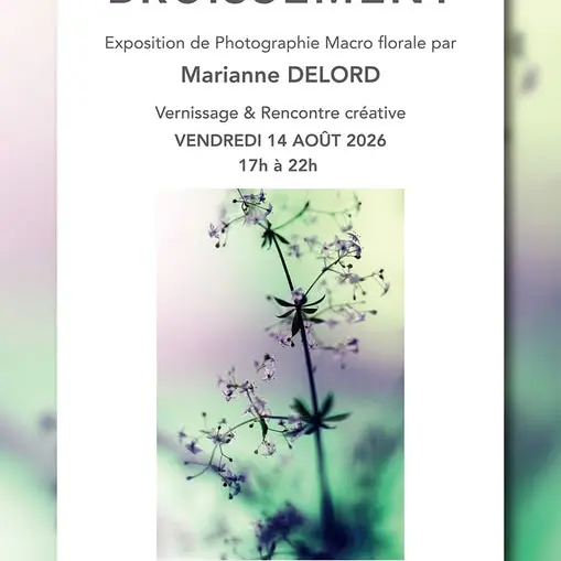 Exposition de photographies macro florale de Marianne Delord à l'Espace Aguascalientes_Champagne-en-Valromey