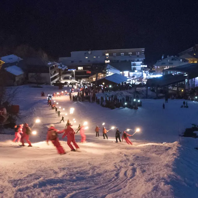 Descente Flambeaux St Jean d'Aulps