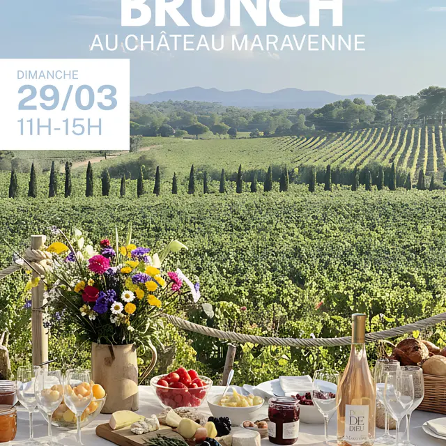 Brunch au Château Maravenne à la Londe les Maures