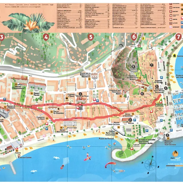 Parcours poussette à Menton