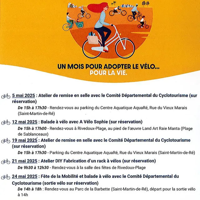 Atelier de remise en selle vélo_Saint-Martin-de-Ré