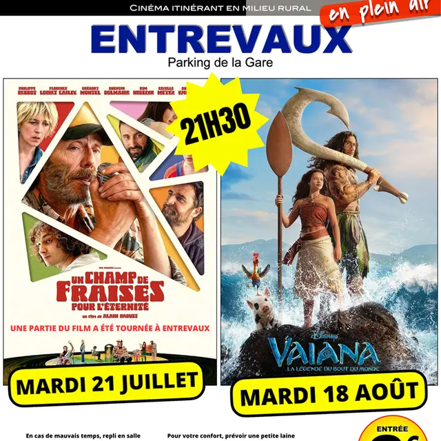 Cinema en plein air - Vaiana, la légende du bout du monde_Entrevaux