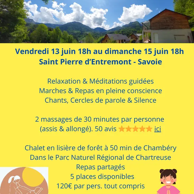 Retraite ressourcement, massages et pleine conscience_Saint-Pierre-d'Entremont