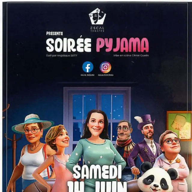 Théâtre : “Soirée Pyjama” par la Cie de l'Etoile ESCAL_La Londe-les-Maures