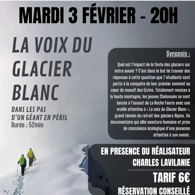 Ciné rencontre - La Voix du Glacier Blanc_Embrun