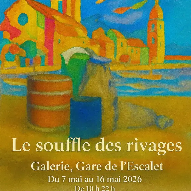 Exposition de peintures le Souffle des Rivages de Dany Leroux et Nadia Paret Garcia_La Ciotat
