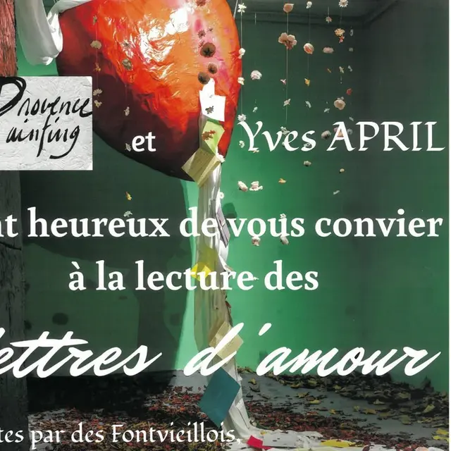 Lecture - 'Lettres d'Amour' organisé par Provence Painting et Yves April_Fontvieille