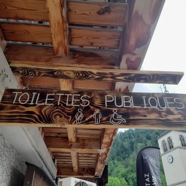 Panneau toilettes
