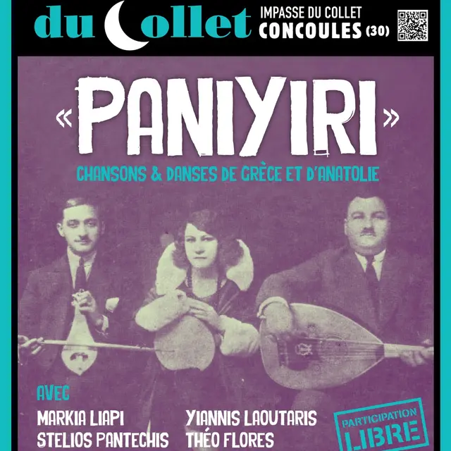 Concert de PANIYIRI aux Tréteaux du Collet_Concoules