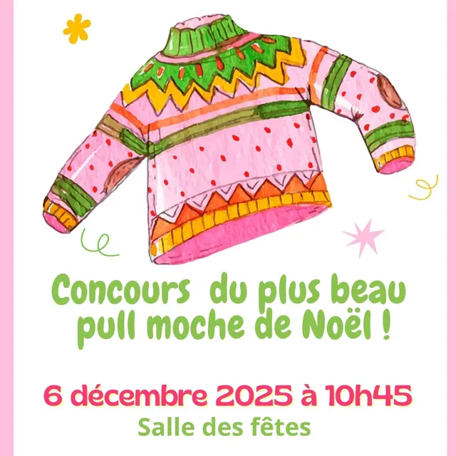 Concours du plus beau pull moche de Noël_Château-Arnoux-Saint-Auban