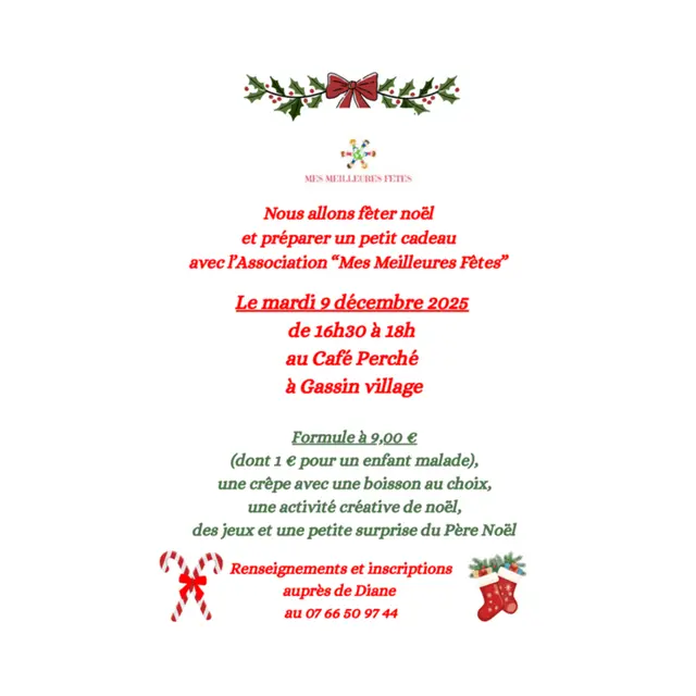 Goûter de Noël au café perché_Gassin