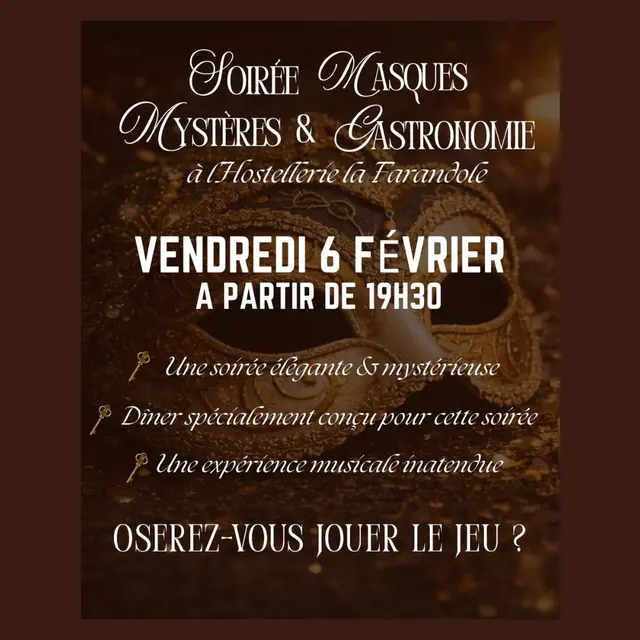 Soirée Masques, Mystères & Gastronomie_Sanary-sur-Mer
