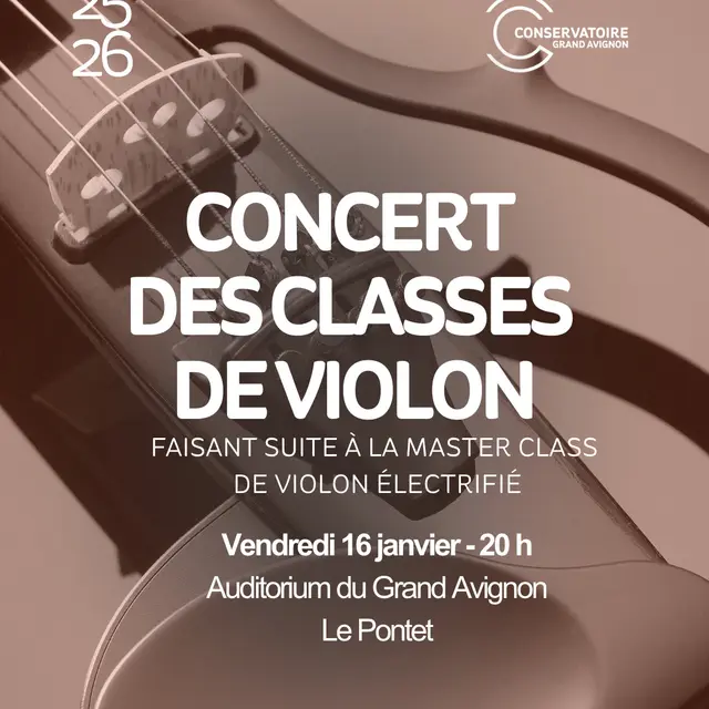 Concert des classes de violon_Le Pontet
