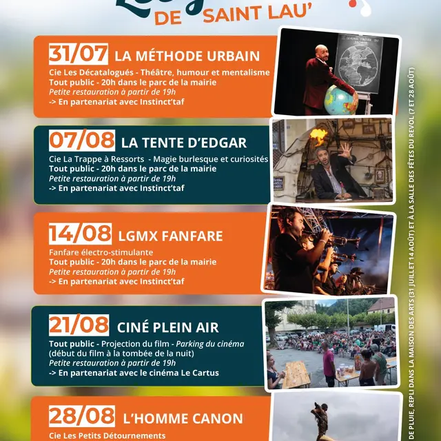 Les Jeudis de Saint Lau'_Saint-Laurent-du-Pont