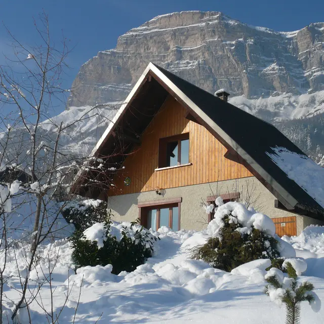 Chalet Le Dauphinois en hiver