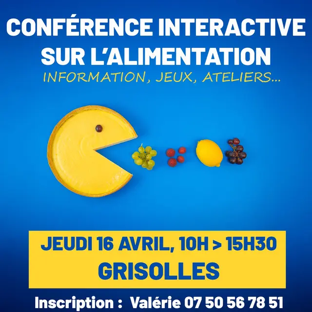 Conférence interactive sur l'alimentation_Grisolles