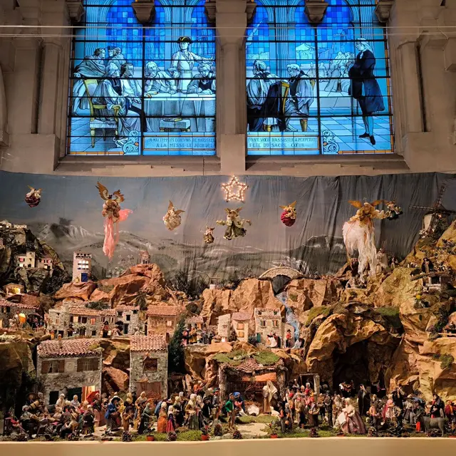 La crèche de Noël au Sacré-Coeur