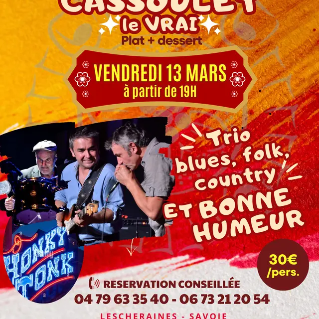 Soirée cassoulet, le vrai !_Lescheraines