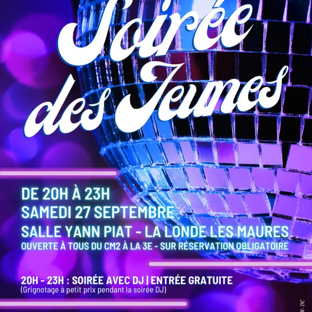 Soirée des Jeunes par la PEEP_La Londe-les-Maures