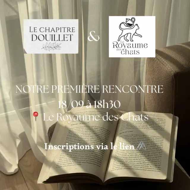 Rencontre - Club de lecture le Chapitre douillet_Montluçon