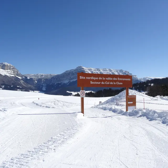 Espace nordique des Entremonts en Chartreuse - Secteur Col de la Cluse