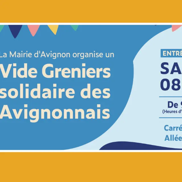 Vide-greniers solidaire des Avignonnais_Avignon