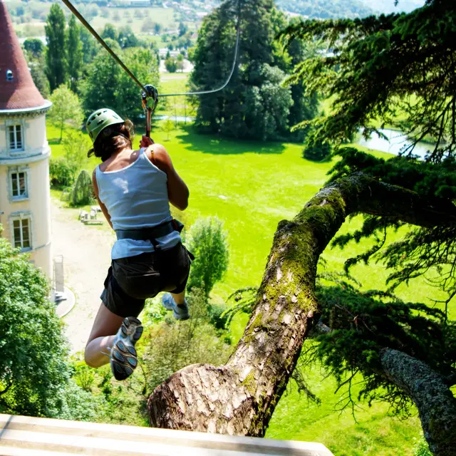 Parcours Tyroliennes - Parc Aventures Brunerie 