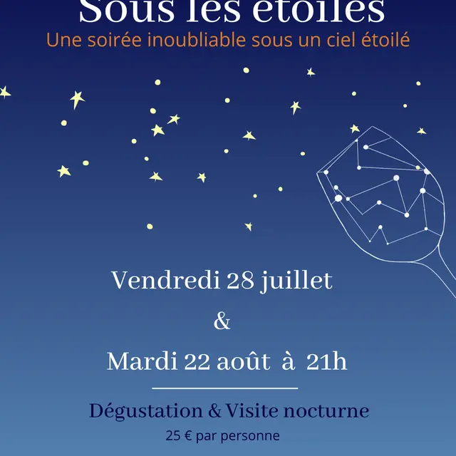 Sous les Etoiles - 28/07 et 22/08/2023