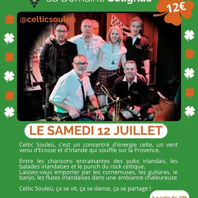 Celtic Souleu au domaine Solignac_Hyères