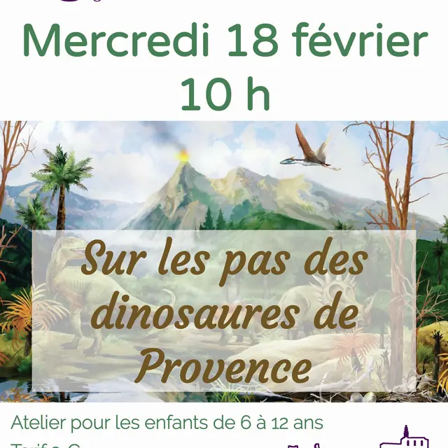 Atelier Sur les pas des dinosaures de Provence _Orgon