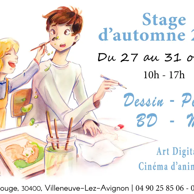 Stage d'automne des Ateliers de la Malle aux Trésors_Villeneuve-lez-Avignon