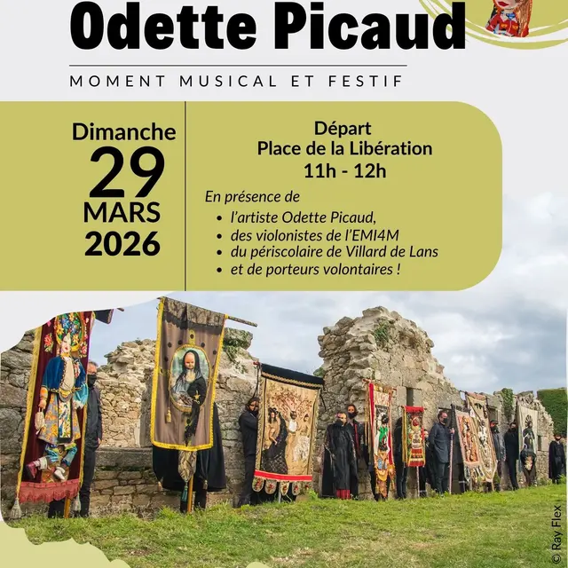 Procession d'Odette Picaud_Villard-de-Lans