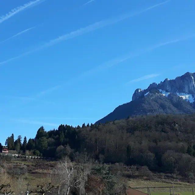Château de Menthon-St-Bernard par les hameaux