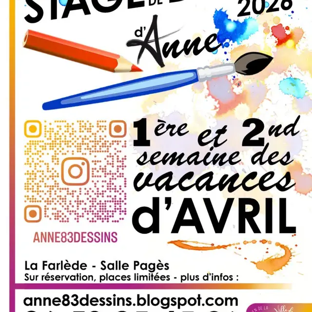 Stage de dessin d'Anne La Farlède