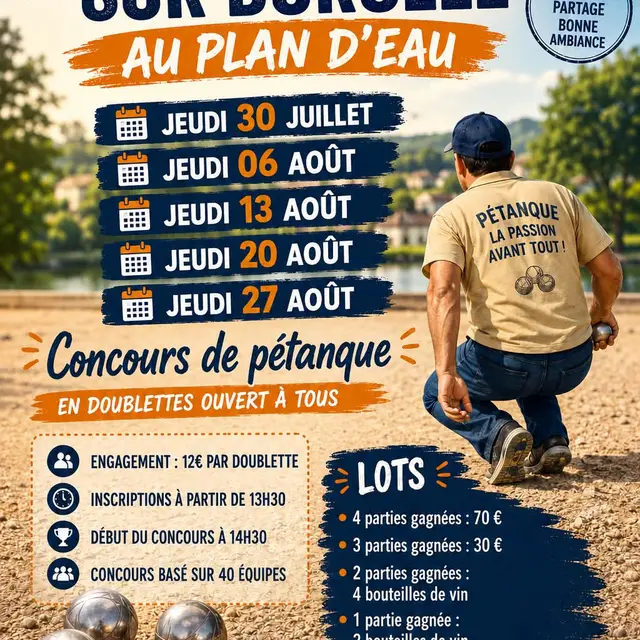 Pétanque : Concours Ouvert à tous – Doublettes_Saint-Rémy-sur-Durolle