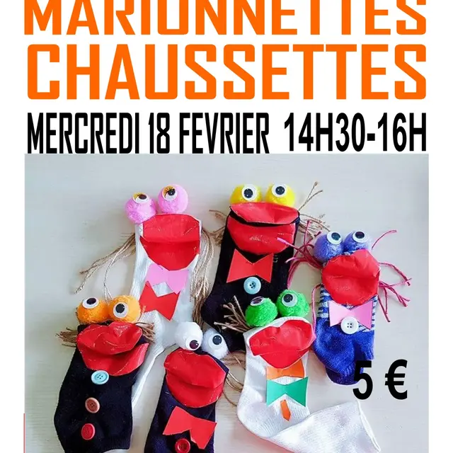 Atelier créatif marionnettes-chaussettes_Sisteron