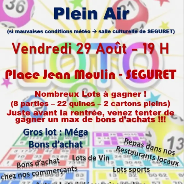 Loto en plein air_Séguret