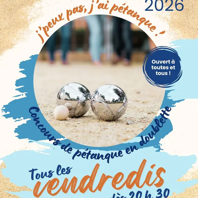 Concours amical de pétanque_Lauzerte