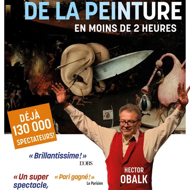 Spectacle - Hector Obalk Toute l'histoire de la peinture en moins de 2 heures_Toulon