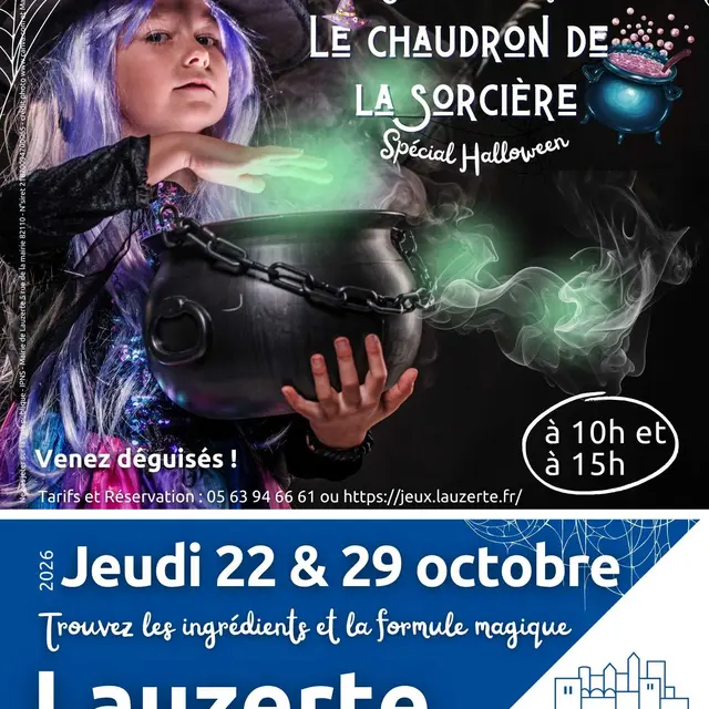 le chaudron de la sorcière de Lauzerte