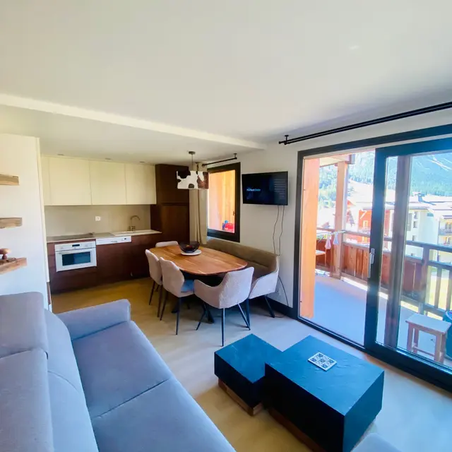 Appartement 6 personnes au pied des pistes avec garage - Le Cocon des Airelles_Montgenèvre