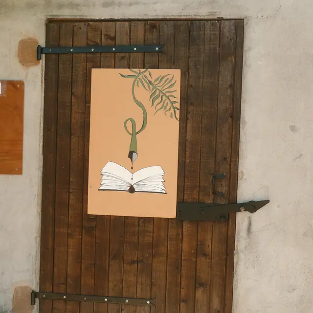 Entrée de la boutique à livres