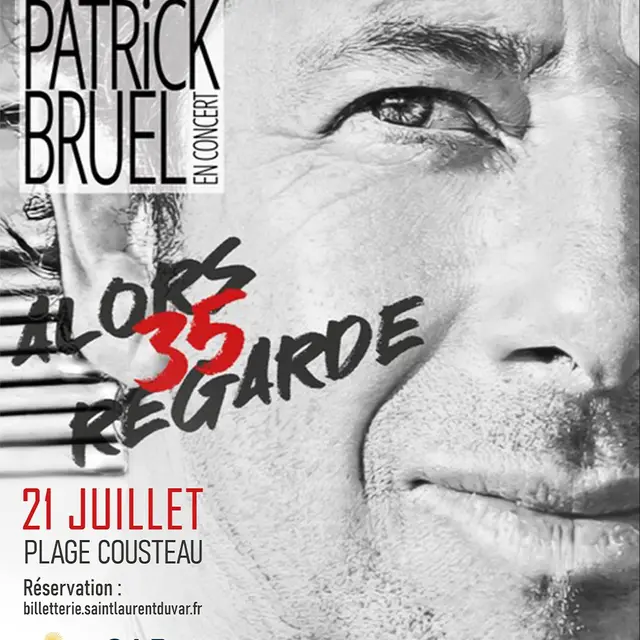 Concert Patrick Bruel - Beach Sport Festival 2026_Saint-Laurent-du-Var