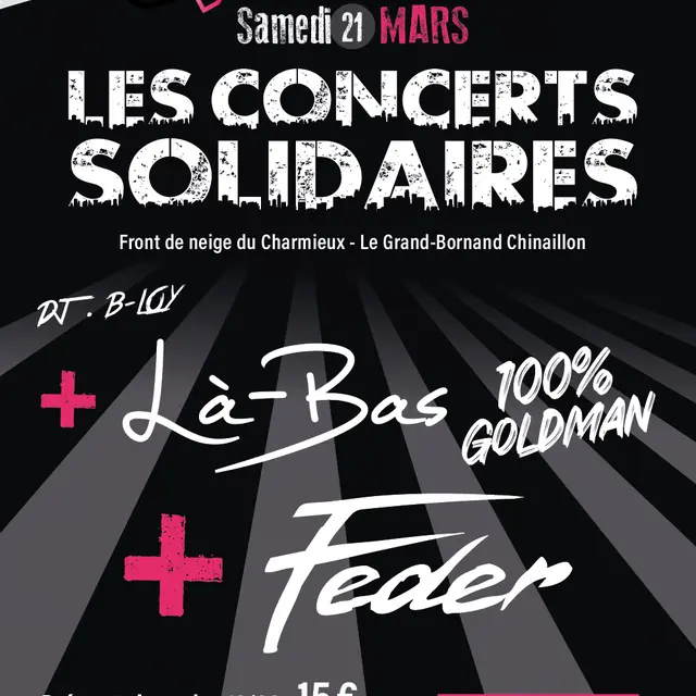 Glisse en Cœur : Feder, Là-Bas et DJ B-Loy en concerts solidaires_Le Grand-Bornand