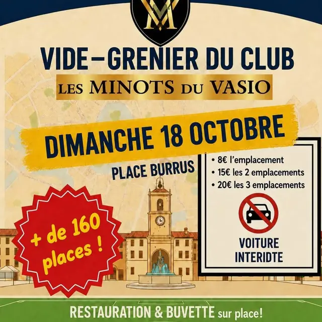 Vide grenier - Les Minots du Vasio_Vaison-la-Romaine